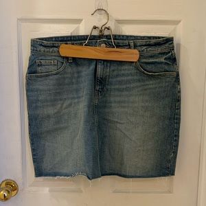 2/$15 High Waisted Denim Skirt